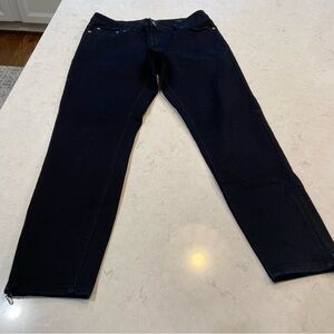 Max Jeans Black Mid Rise Skinny Skimmer Jeans Size 10